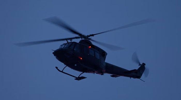 헬리콥터가 노르웨이 앞바다에 추락해 탑승자 전원이 구조됐다.
