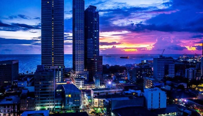 The image shows Manilas skyline, the capital of the Philippines. — Pixabay