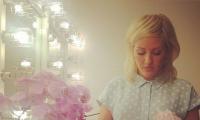 Ellie Goulding Glows In Floral Mini Dress Post-split From Caspar Jopling