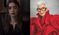 'Emily In Paris' Star Lily Collins Mourns Death Of Iris Apfel