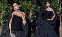 Sonam Kapoor Wows In All-black Look For Anant Ambani, Radhika's Pre-wedding Bash