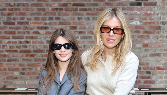 Chic Sienna Miller and 10-year-old Marlowe in Paris amid Fashion Week activities.