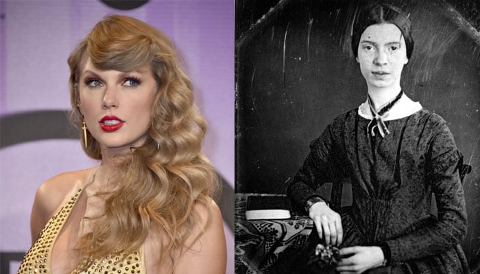 Taylor Swift shares a bloodline with Emily Dickinson, who is regarded as one of the greatest poets