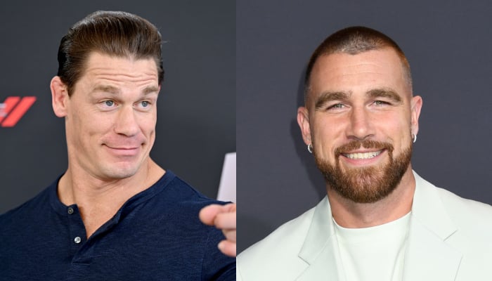 John Cena advises Travis Kelce on Hollywood