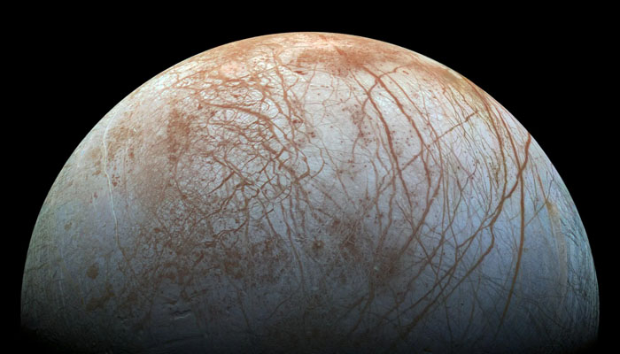An image of the Jupiters Europa Moon. — Nasa/File