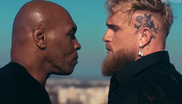 Mike Tyson (left) to face off against Jake Paul in a boxing match at AT&T Stadium. — Netflix/File