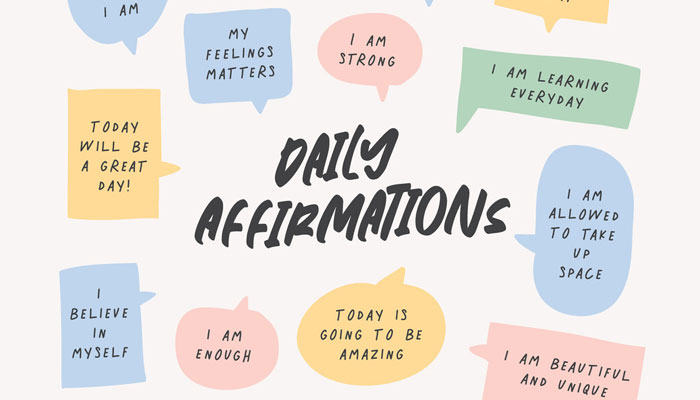 A representational image of daily affirmations. — Abposters.com