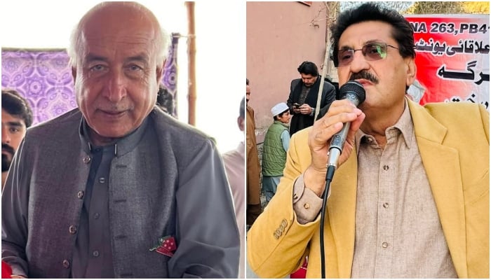 National Party President Abdul Malik Baloch (L) and Pashtunkhwa Awami National Party (PkMAP) leader Abdul Qahar Wadan (R). —Facebook/Dr Abdul Malik Baloch/Abdul Qahar Khan Wadan/File