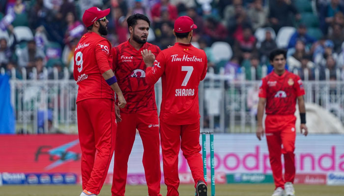 Islamabad United beat Multan Sultans at Rawalpindi Cricket Stadium on March 10, 2024. — PCB