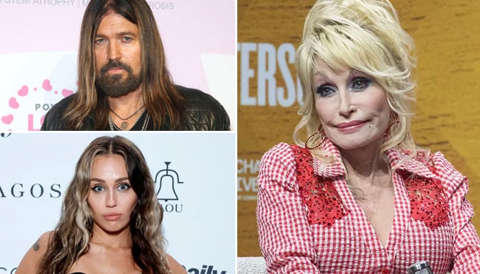 Dolly Parton is a long-time friend of Billy Ray Cyrus and godmother to his daughter Miley Cyrus
