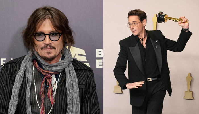 Johnny Depp celebrates dear friend Robert Downey Jrs first Oscar win