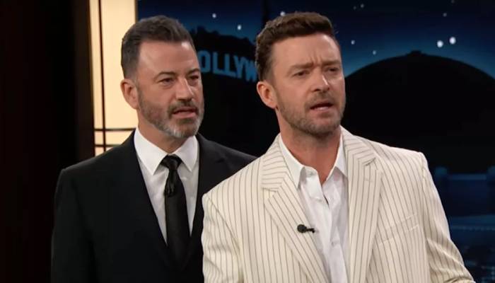 Justin Timberlake takes over Jimmy Kimmel on his late-night show