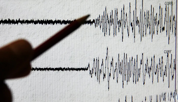 A Richter scale measuring earthquake. — X/@AFP