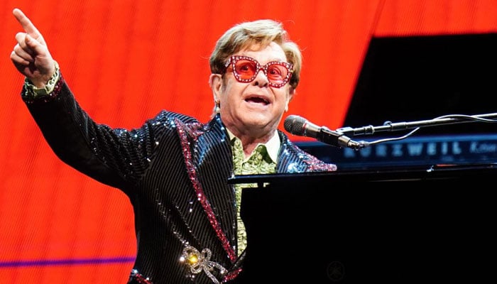 Elton John is recovering from a knee injury