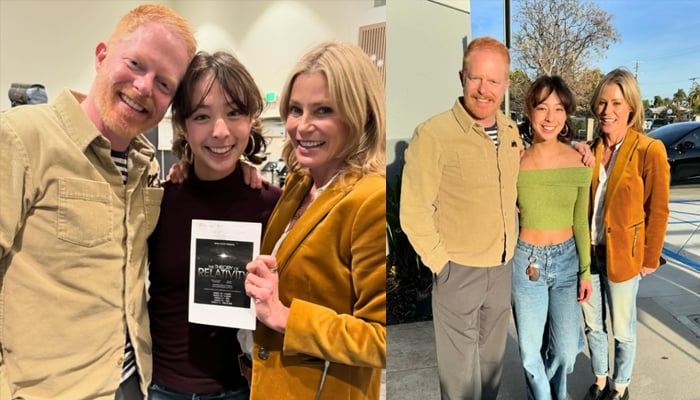 Jesse Tyler Ferguson, Julie Bowen reunite to support Modern Family costar Aubrey