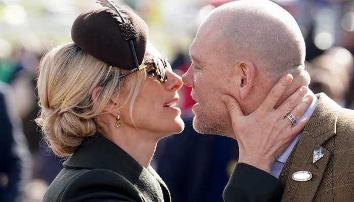 Zara, Mike Tindall put on a loved up display at Cheltenham Festival