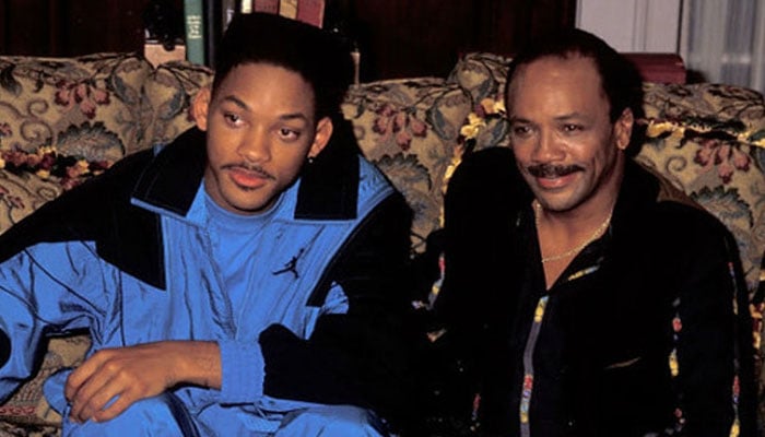 Will Smith and Quincy Jones in the 90s