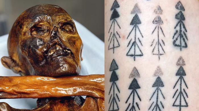 World's oldest tattoos are 'hand poked' by Europe's oldest mummy Ã–tzi 5,300 years ago