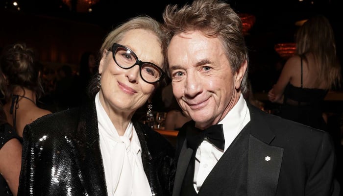 Meryl Streep and Martin Short together