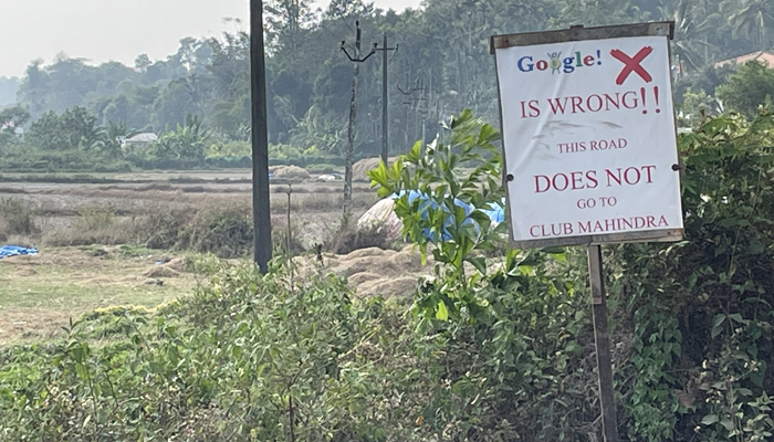 Viral photo: Google misleading Indians. — X/@KodaguConnect