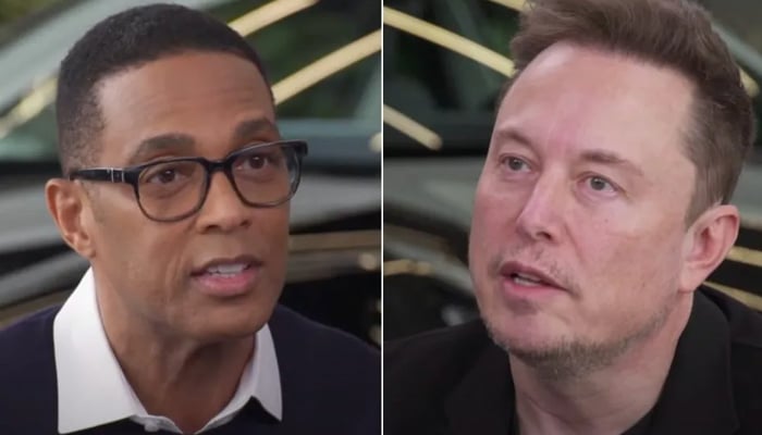 Tech billionaire Elon Musk (right) and Don Lemon. — Social media