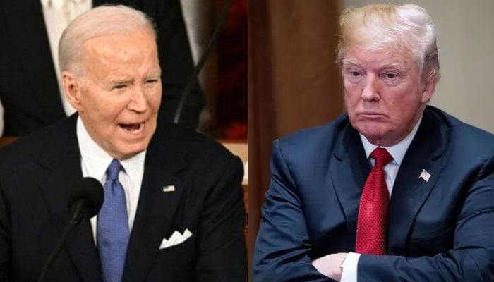 US President Joe Biden and Republican presidential nominee Donald Trump. — AFP/File