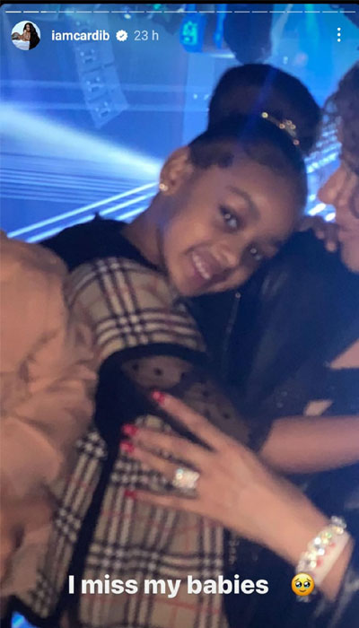 Cardi B in shock over how fast her kids are growing up: ‘I miss my babies’