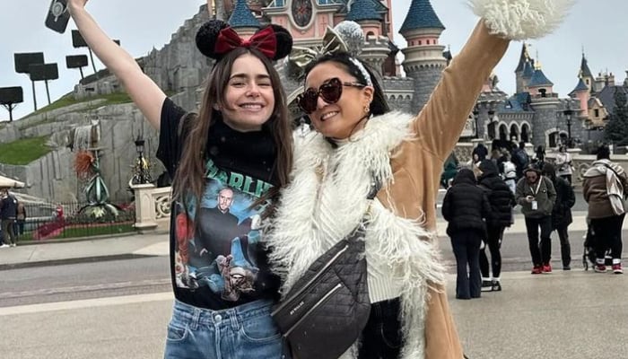 Lily Collins gives sneak peek into Emily in Paris cast Disneyland visit
