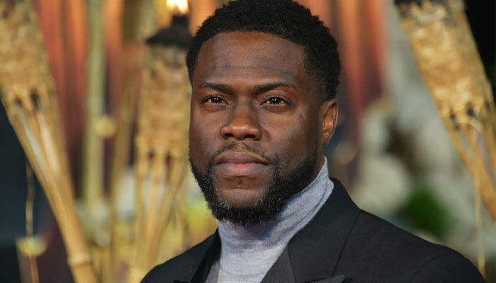 Kevin hart was joined by his wife Eniko and four children for the prestigious event