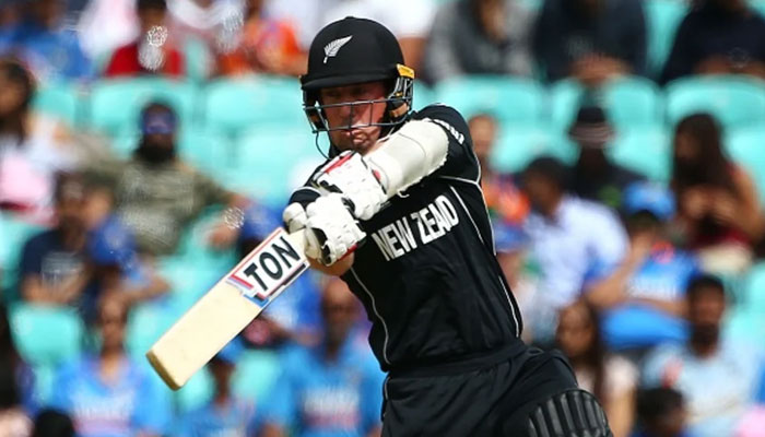 Former New Zealand cricketer Luke Ronchi looks on after playing a shot during a match. — ICC/File