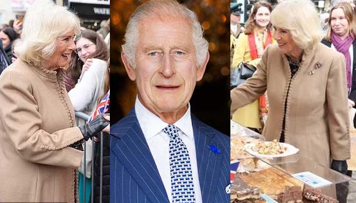King Charles and Queen Camilla out and about separately ahead of Easter party