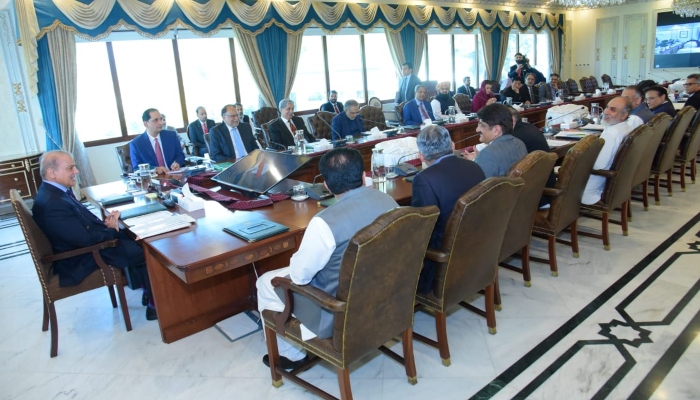 PM Shehbaz Sharif presides over the 50th meeting of the Council of Common Interests in Islamabad on August 5, 2023. — cci.gov.pk