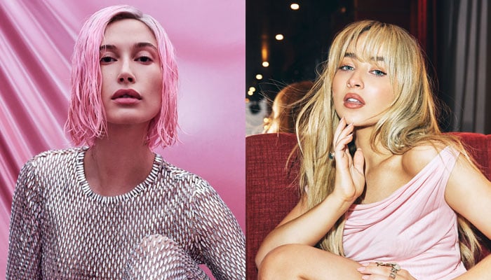 Hailey Bieber is accused of copying Sabrina Carpenter