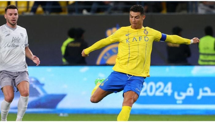 Cristiano Ronaldos is the top scorer in Saudi Pro League. — AFP/FIle