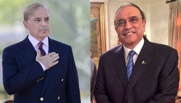 President Asif Ali Zardari (right) and Prime Minister Shehbaz Sharif (left). —X/@CMShehbaz/@AAliZardari/File