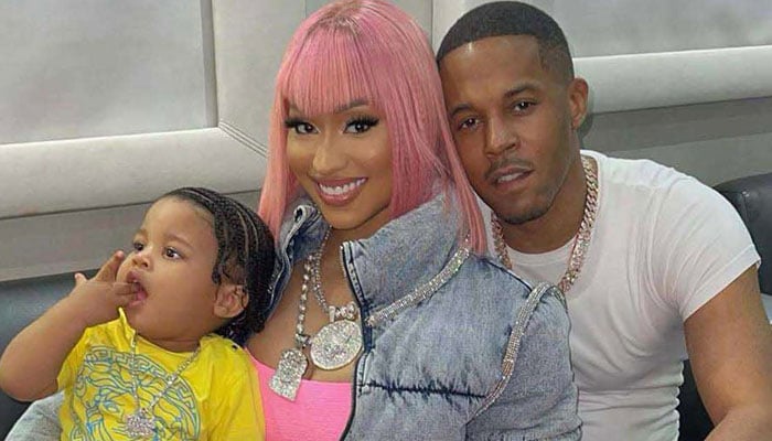 Nicki Minaj, Kenneth Petty take their toddler to see the Knicks