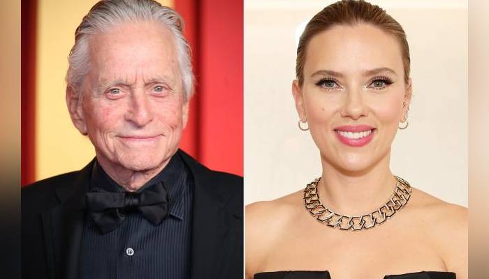 Are Michael Douglas and Scarlett Johansson cousins?