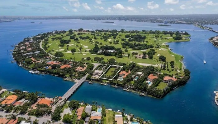 Ivanka Trump and husband Jared Kushner are also residents of this exclusive island. — Forbes/Archives