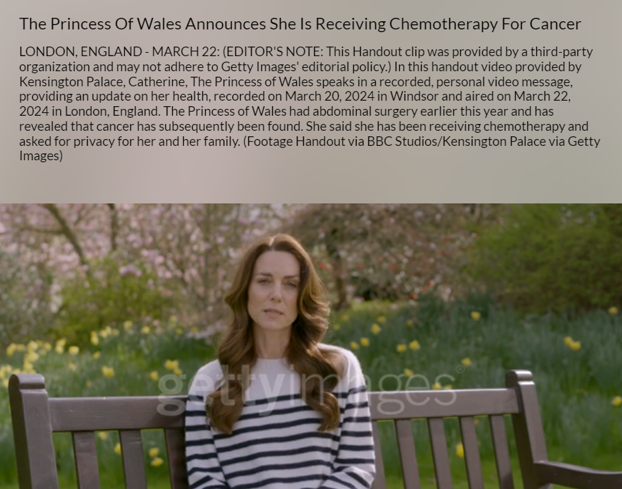 Kate Middleton takes fresh blow over questionable record over cancer video