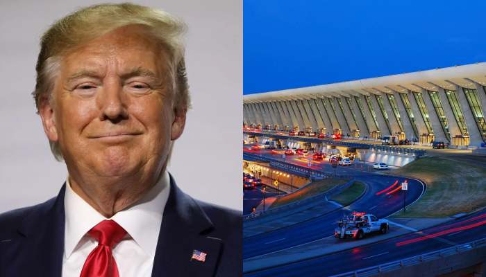 The bill proposed by Republican suggests changing Dulles airport name after Trumps name. — AFP/Upgraded Points/File