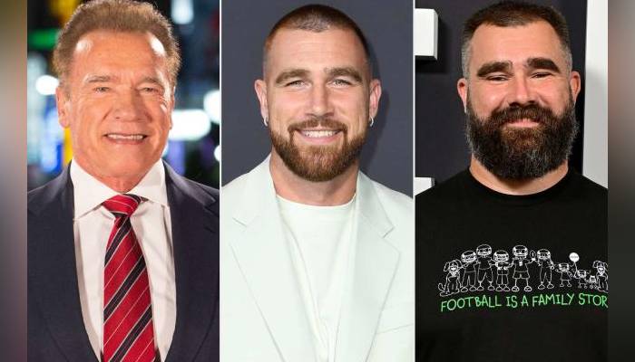 Arnold Schwarzenegger speculates Travis and Jason Kelce are auditioning for movies