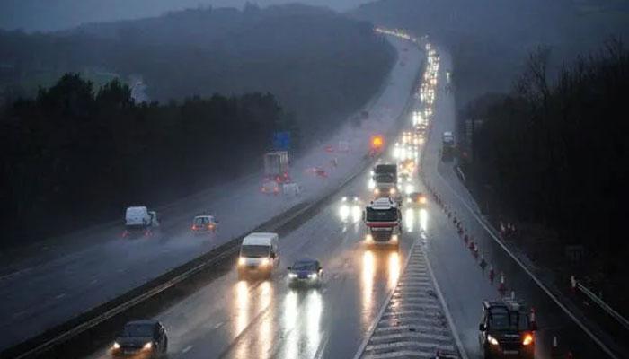 Britain is set to experience heavy rain and winds of up to 70mph as Storm Catherine heads towards the UK.  —PA