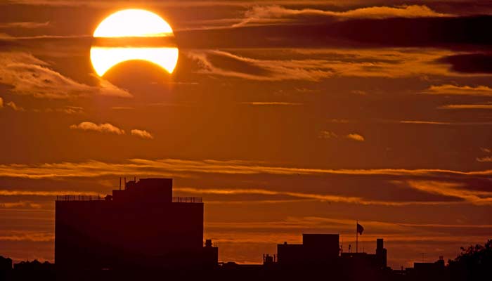 New York citizens are going to witness Solar Eclipse. — AFP/File