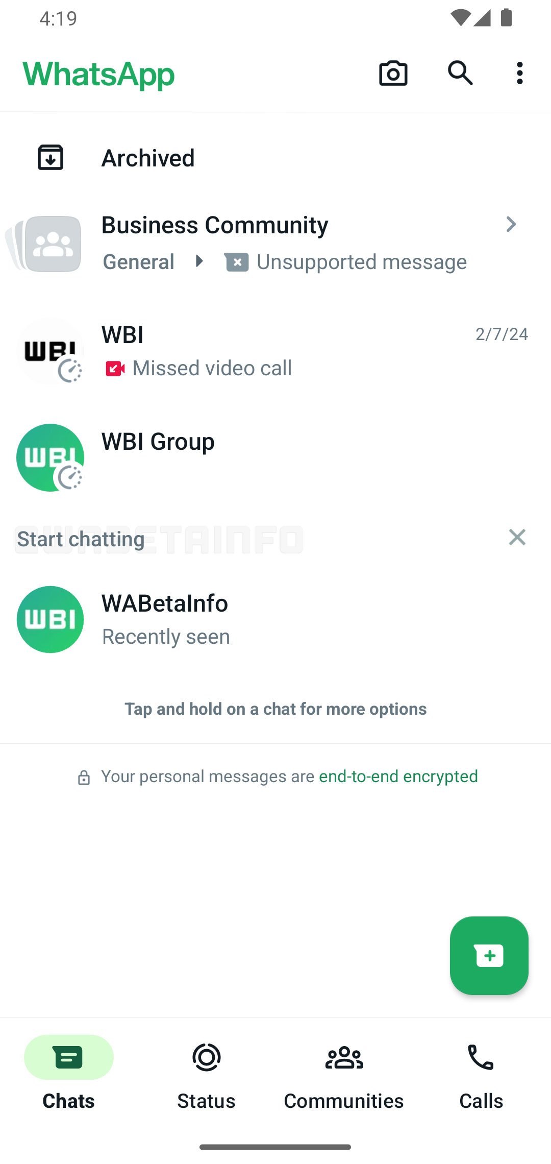 Thanks to the latest WhatsApp beta for Android 2.24.9.5 update, which is available on the Google Play Store, we discovered that WhatsApp is now rolling out the feature to suggest contacts to chat with. — WABetaInfo website