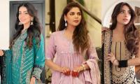 Celebrities' Eid Ul Fitr Fashion: Kubra Khan, Yashma Gill, Others Stun In Traditional Outfits