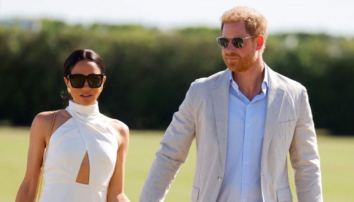 Prince Harry, Meghan Markle share PDA-filled moment after charity polo