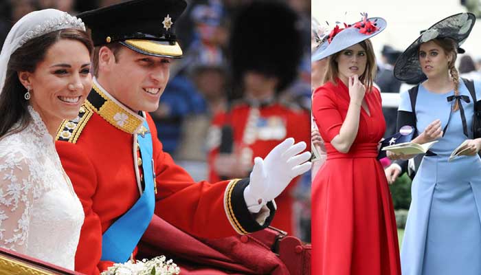 Beatrice and Eugenie's latest move reminds royal fans of Kate and Williams' big day