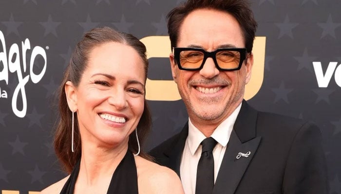 Robert Downey Jr and Susan Downey were all smiles at the star-studded event