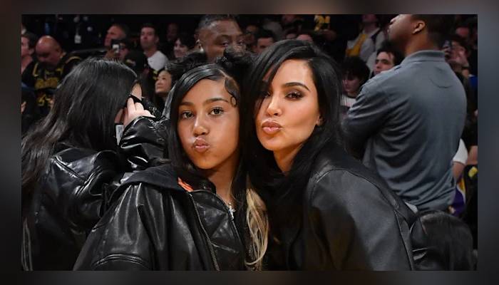 Kim Kardashian posts a photo of her daughter on social media