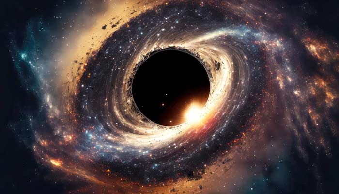 Dangerous stellar-mass black hole nears Earth. — Gaia/File